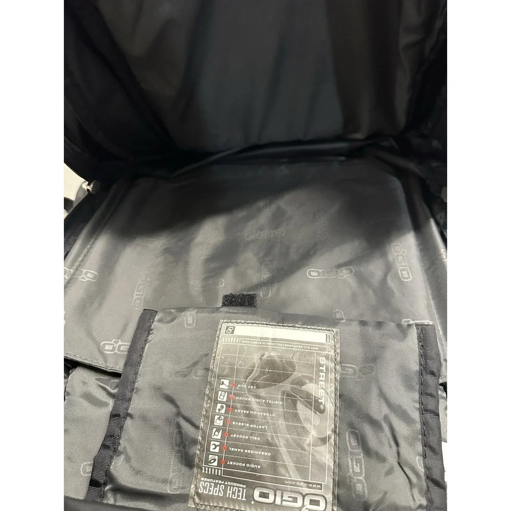 OGIO Windows Vista Backpack Black Laptop Bag Tech Specs Y2K Promo Rare